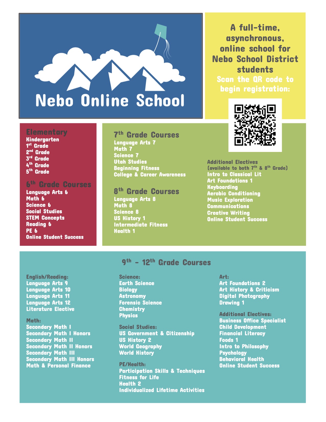 Nebo Online Learning Summit Flyer