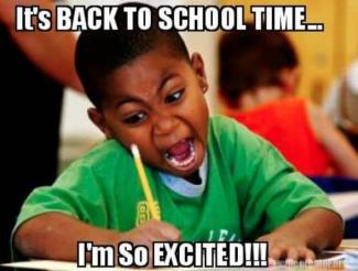 back to school excitement!