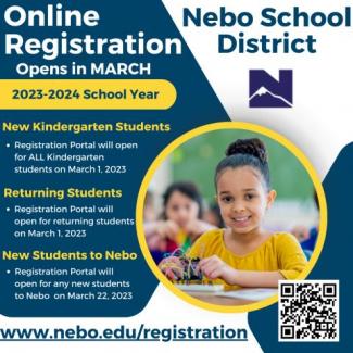 Nebo School registration!